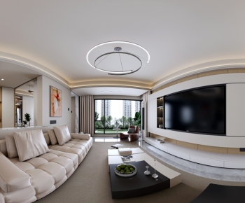 现代风格全屋六个全景