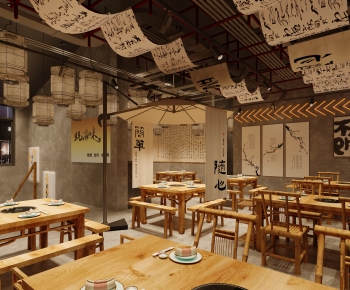 工业风火锅店