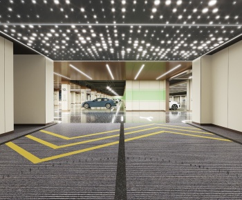 26000㎡地下停车场效果设计 【二】
