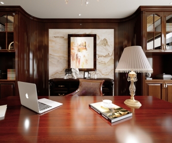 【红木复古优雅】美式家装效果
