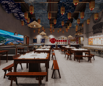 简装复古怀旧火锅店【念旧情怀】