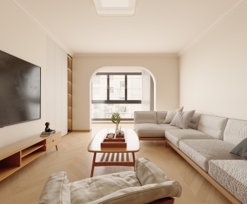 原木温馨小三房整套效果图