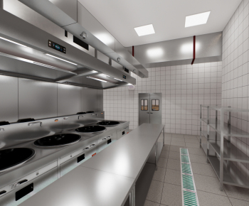 一楼食堂厨房平面图