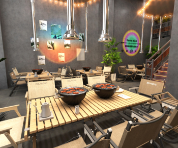 氛围感拉满的烧烤店