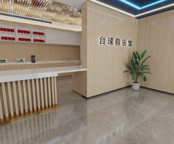 现代风台球厅，潮流与休闲的完美碰撞！