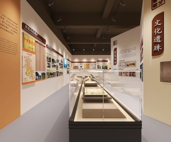 历史文化展厅效果