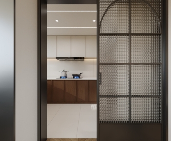 家装——挑空别墅中古风11全景