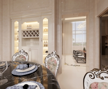 欧式别墅5个全景（大理石）