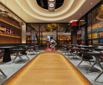 达味尔汉堡店